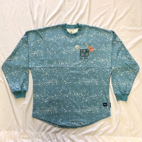 Disney World Tomorrowland Blue Spirit Jersey Magic Kingdom Adult Size - NEW - Picture 5 of 6